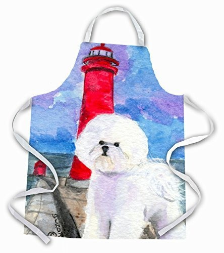 Caroline's Treasures Ss8891apron Faro Con Delantal Bichon Fr