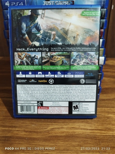 Imagen 2 de 3 de Watch Dogs 2 Ps4 Físico