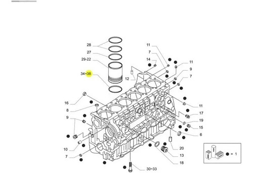 Anel Ajuste Camisa Cilindro Motor Iveco Stralis Hi-way Road