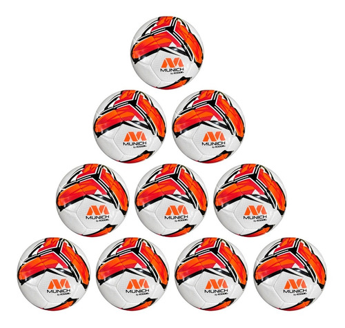 Pelota Munich Force Pu Pro N° 5 Fútbol X 10 Unidades Sgc