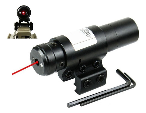 Mira Laser Punto Rojo, Rifle Y Replicapistola, Riel 11/20mm