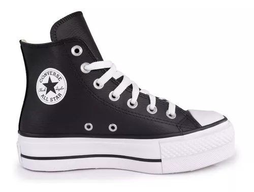 Tênis Flatform Chuck Taylor All Star Lift Cano Alto CT0982 - Preto