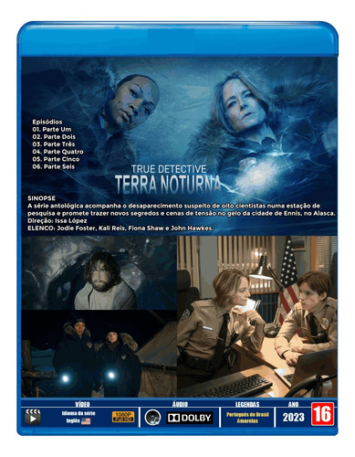 Blu-ray Série True Detective Terra Noturna - 4ª T - Legendad