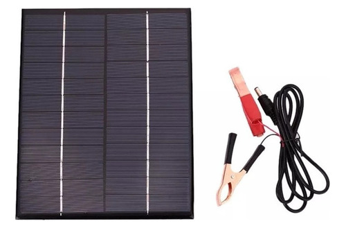 Tablero Del Cargador De Batería Del Panel Solar De 5.5w 12v