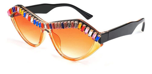 Feisedy Gafas De Sol De Moda Con Forma De Ojo De Gato Y Diam