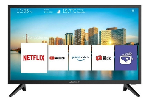 Imagen 3 de 9 de Led 24 Master-g Smart Tv Hd ( Netflix/ Prime Video)