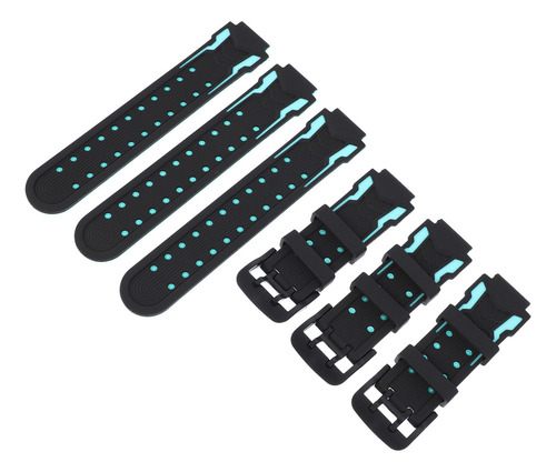 Correa De Reloj Inteligente Bicolor, 3 Piezas