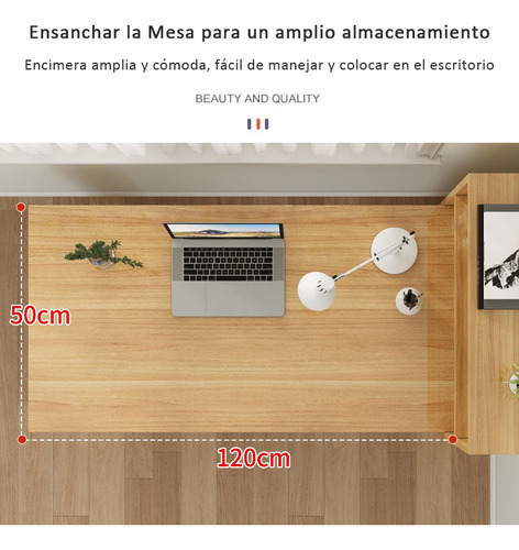 Escritorio De Madera Moderno Y Sencillo Para Computadora