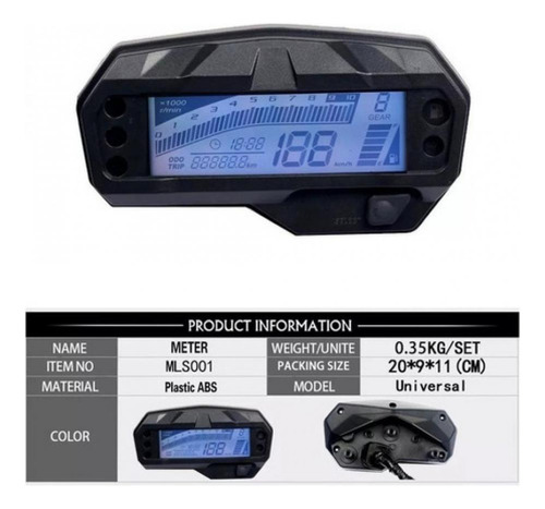 Cuentakilómetros Digital Velocímetro Yamaha Fz16