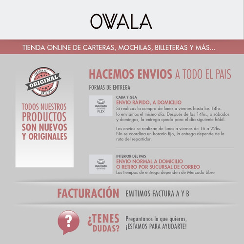 Imagen 7 de 7 de Carteras Bandoleras Mujer Simil Cuero Suela Tachas Lima