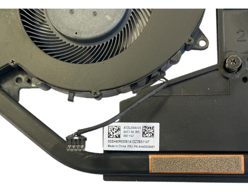 Dissipador Com Cooler Para Notebook Lenovo Legion 5 15iah7