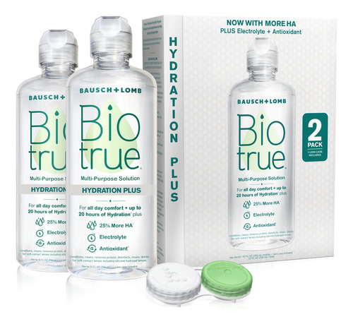 Biotrue Hydration Plus Solucion Para Lentes De Contacto, Sol