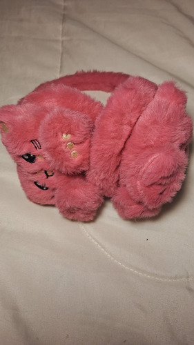 Orejera Vincha Peluche Abrigo Protector Frio Suave Comodo Fucsia Tela De Peluche.