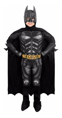 Fantasia Luxo Batman Cavaleiro Das Trevas Ressurge C/músculo