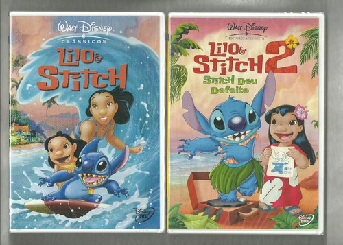 Dvds Lilo E Stitch 4 Filmes Coleção Completa Disney Lacrados