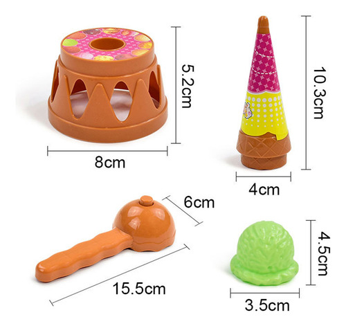 Los Juguetes De Simulación Ice Cream Stack Entrenan El Equil