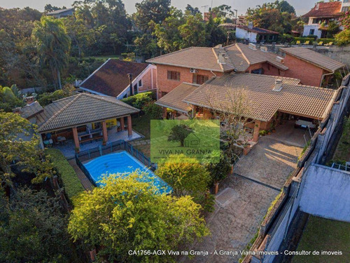 Imagem 1 de 30 de Casa Com 6 Dormitórios À Venda, 548 M² Por R$ 1.550.000,00 - Granja Viana - Carapicuíba/sp - Ca1756