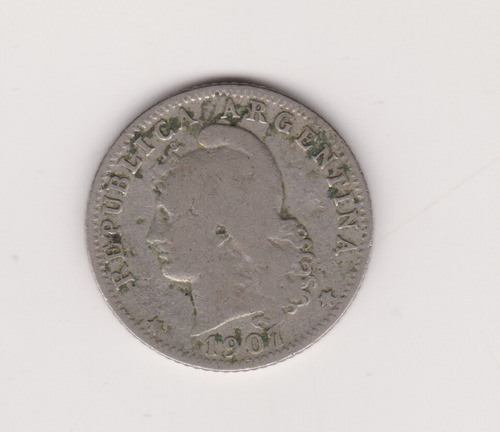 Moneda Argentina 20 Centavos Año 1907 Janson 57 Bueno 