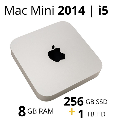 Apple Mac Mini 2014 | I5 | 8gb | 256gb Ssd + 1tb Hd | Usado