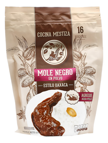 Mole Cocina Mestiza Con Camarón En Polvo 400g