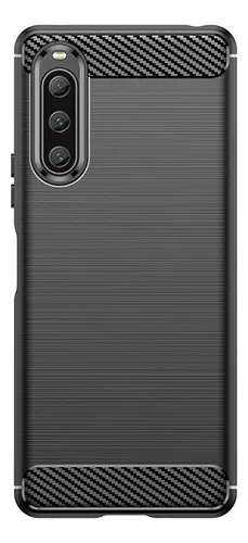 Suitable For Xperia 10 V Mobile Phone Case, Brushed Carbon Fiber Drop-proof Case