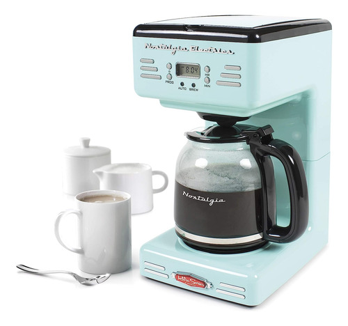 Cafetera Eléctrica Retro Nostalgia, Programable, 2,84 Litros