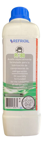 Aceite Para Equipos Frigoríficos R12 - R22 1l Refrigeración