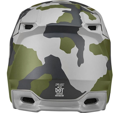Capacete Fox V1 Mvrs Przm Camo Fosco Camuflado Motocross