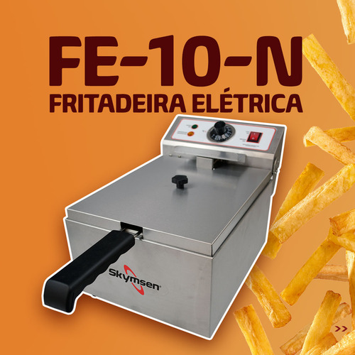 Fritadeira Elétrica 5 Litros Profissional Aço Inox 3300w
