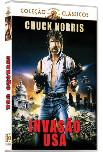 Dvd Invasao Usa Chuck Norris Lacrado Fabrica Ação Aventura