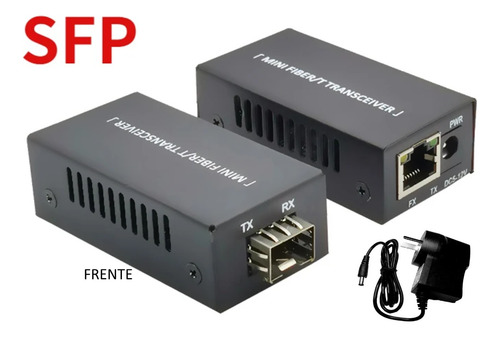 Media Converter 1 Sfp + 1 Rj45 Mikrotik Ubiquiti Compatible