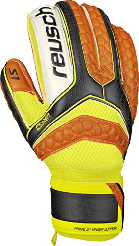 Reusch Fútbol Pulso S1 Dedo Soporte Guantes De Portero, Tama