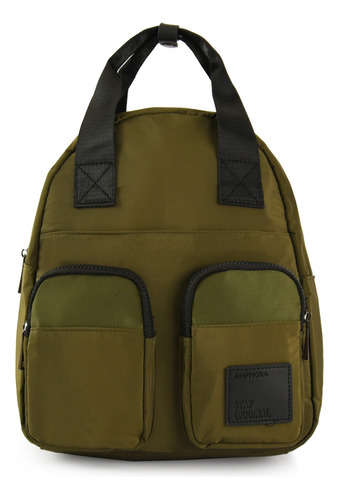 Mochila Mediana Cris Verde Oliva