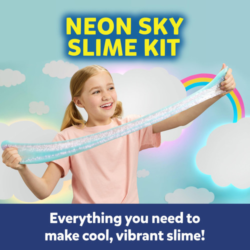 Kit Slime Elmer's Neon Sky Con Pegamento Transparente Y Acti