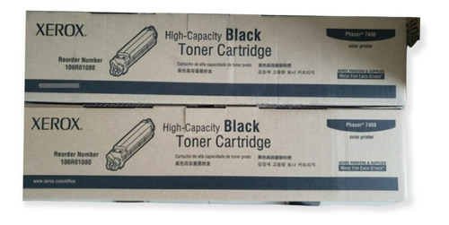 Toner Xerox Original Phaser 7400 Negro 106r01080