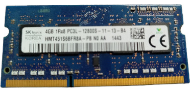 Memoria Ram Ddr3 4gb 12800 Sk Hynix (Usado)