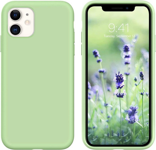 Funda De Silicona Guagua Para iPhone 11 6.1 (verde Claro)