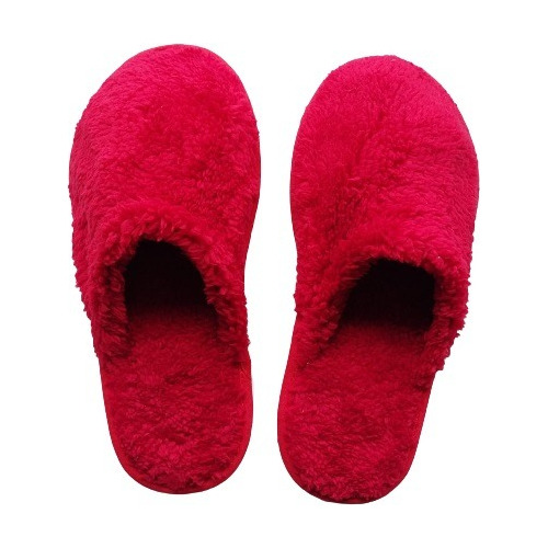 Pantufla Dama Mujer Peluche Cerrada T. 35 Al 40 Invierno