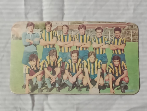 Tarjeton Fig. Rosario Central 1971 - Zona Vte. Lopez