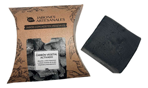 Jabón Artesanal Carbon Activado Blen