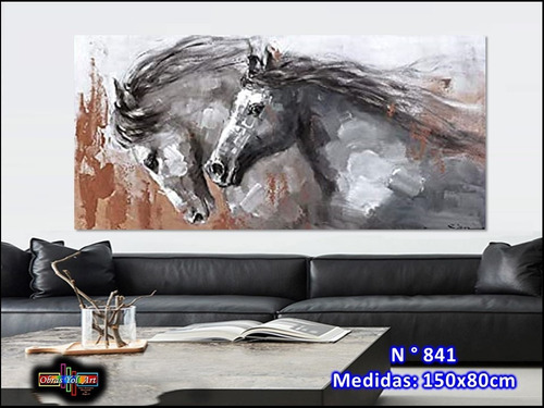 Cuadros Modernos,caballos, Obras Yol Art