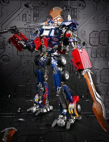 Imagen 2 de 10 de Transformers Optimus Prime Black Mamba Ls03