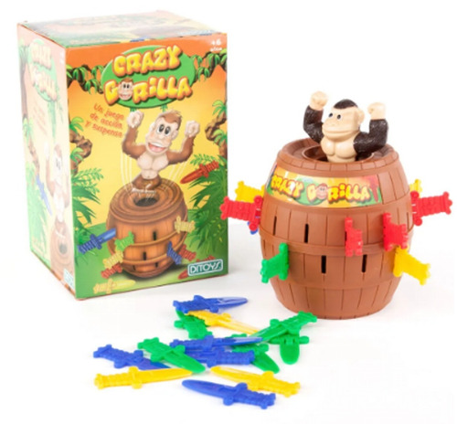 Juego De Mesa Crazy Gorila Original Ditoys Planeta Juguete