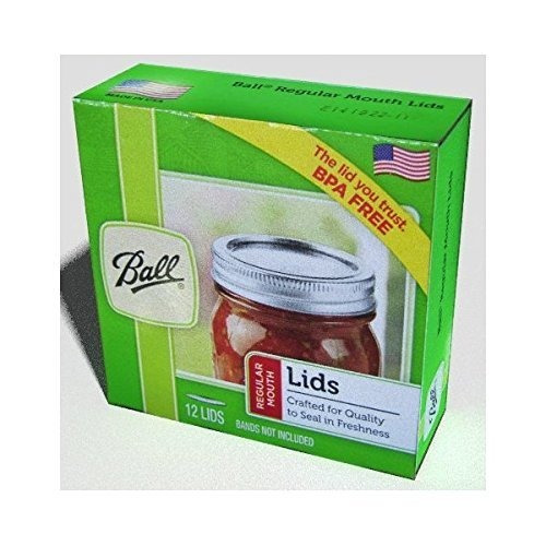 Ball Mouth Mason Jar Canning Lids 8 Dozen, Silver