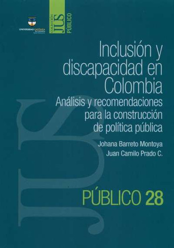 Libro Inclusión Y Discapacidad En Colombia