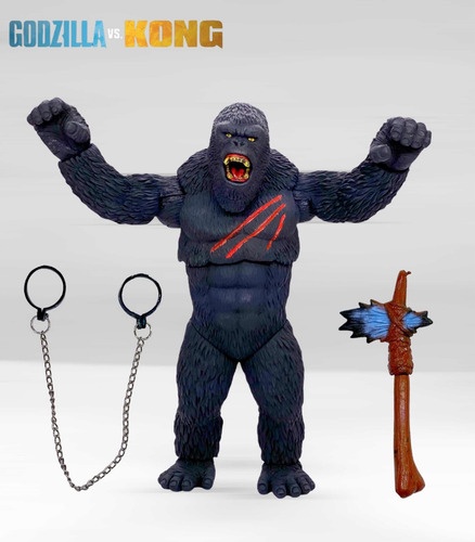 Imagen 5 de 7 de Muñeco King Kong Movie Con Sonido Kong Vs Godzilla