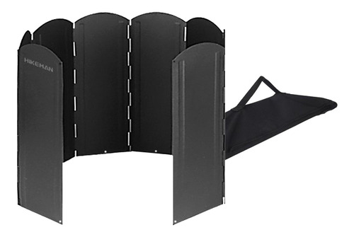 Parabrisas Plegable Para Estufa, 8 Paneles, Protector 50cm