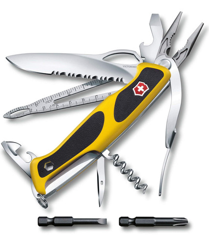 Canivete Victorinox Ranger Grip Boatsman Amarelo 22 Funções