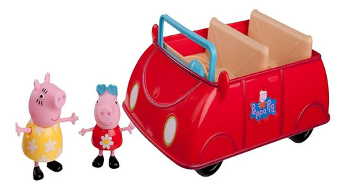 Carro Peppa Pig  + 2 Figuras Con Sonidos