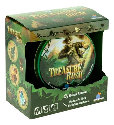 Juego De Mesa 904642 Treasure Rush Familiar Blue Orange